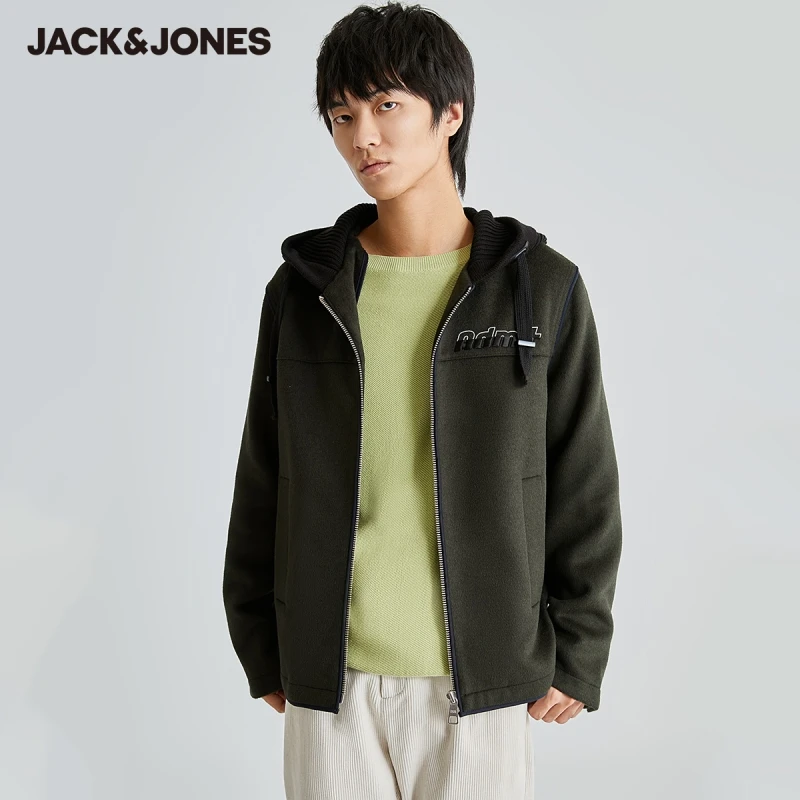 JackJones Spring&Autumn Men's Letters Embroidery Thickened Hooded Woolen Overcoat| 220427002
JackJones Spring&Autumn Men's Letters Embroidery Thickened Hooded Woolen Overcoat| 220427002