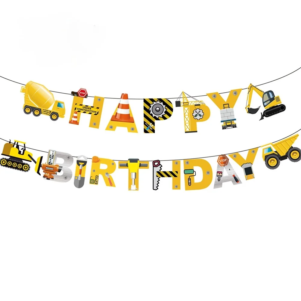 35pcs Excavator Engineering Vehicle Construction Banner Flag Party Decoration Engineering Theme Birthday Package Balloon
35pcs Excavator Engineering Vehicle Construction Banner Flag Party Decoration Engineering Theme Birthday Package Balloon