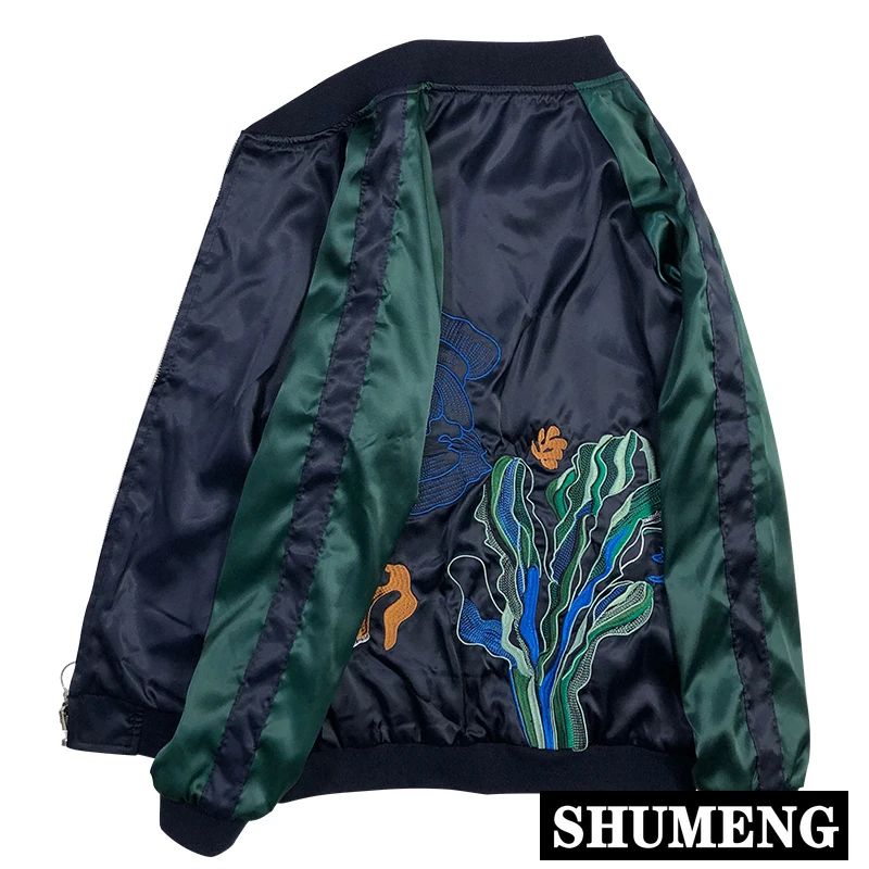 Мужская и женская одежда на весну и осень, куртка, бейсбольная куртка с вышивкой, атласная куртка-бомбер для подростков, куртка на молнии 
Мужская и женская одежда на весну и осень, куртка, бейсбольная куртка с вышивкой, атласная куртка-бомбер для подростков, куртка на молнии