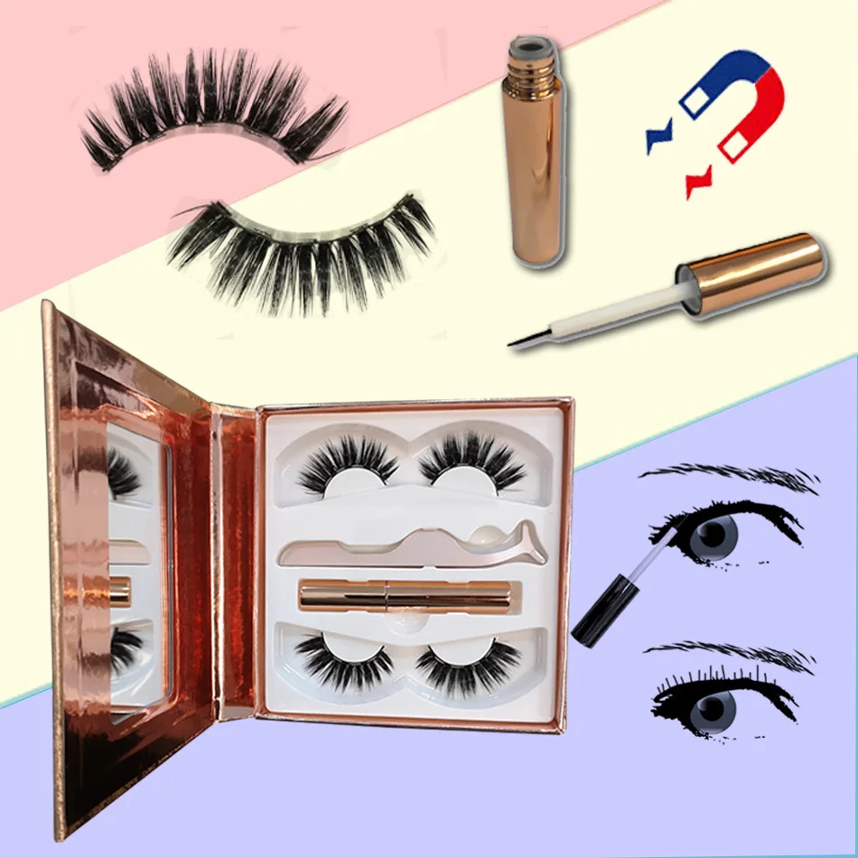 Magnetic Eyeliner Eyelash Kit, Supports Custom Reusable False Eyelashes Magnetic 3D Eyelashes and Liquid Eyeliner
Magnetic Eyeliner Eyelash Kit, Supports Custom Reusable False Eyelashes Magnetic 3D Eyelashes and Liquid Eyeliner