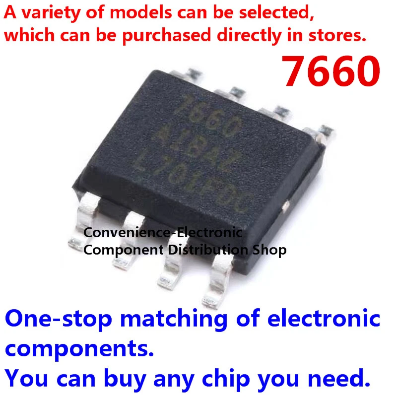 5PCS/PACK Patch 7660 ICl7660 L7660 SMD ICL7660AIBAZ DC-DC inv-1.5v to-12vadj sop-8
5PCS/PACK Patch 7660 ICl7660 L7660 SMD ICL7660AIBAZ DC-DC inv-1.5v to-12vadj sop-8