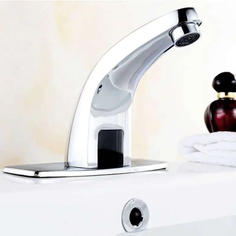 D55F 1 Set Infrared Sensor Faucet Automatic Sink Sensor Faucets Inductive Water Tap
D55F 1 Set Infrared Sensor Faucet Automatic Sink Sensor Faucets Inductive Water Tap