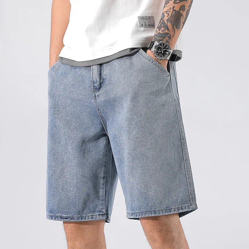 Denim Shorts New Men's Clothing Spring And Summer Thin Fashion Loose Out Trend Straight Tube Holed Pants Sports Capris
Denim Shorts New Men's Clothing Spring And Summer Thin Fashion Loose Out Trend Straight Tube Holed Pants Sports Capris