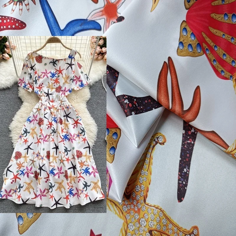 White Starfish Seashell Garment Sewing Fabric Polyester Stretch Satin Brand Dress Scarf DIY Printing Material Alibaba Express
White Starfish Seashell Garment Sewing Fabric Polyester Stretch Satin Brand Dress Scarf DIY Printing Material Alibaba Express