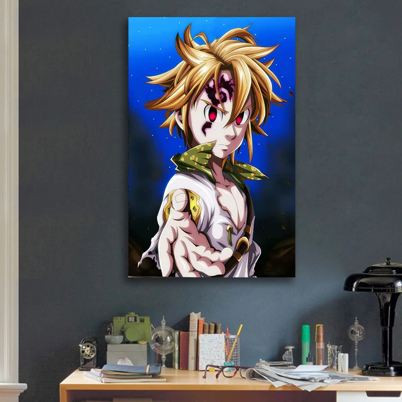 Home Decor Seven Deadly Sins Canvas Paintings Wall Art HD Printed Anime Role Blue Poster Modular Pictures For Bedroom Framework
Home Decor Seven Deadly Sins Canvas Paintings Wall Art HD Printed Anime Role Blue Poster Modular Pictures For Bedroom Framework