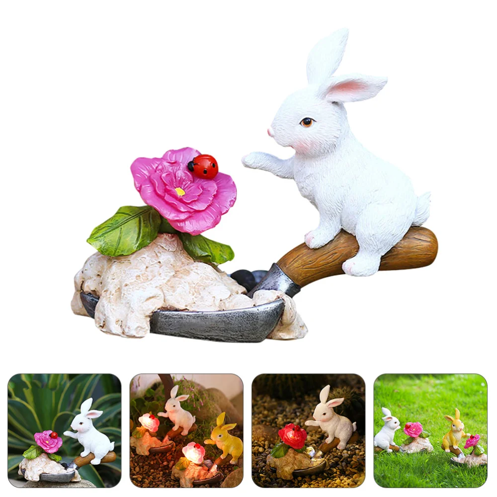 1 Pc Rabbit Adornment Garden Lamp Decor Resin Rabbit Statue Rabbit Lamp Ornament
1 Pc Rabbit Adornment Garden Lamp Decor Resin Rabbit Statue Rabbit Lamp Ornament