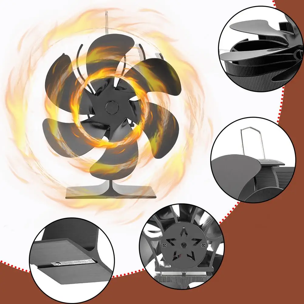 Fireplace Thermal Power Stove Fan Silent Fan Household High Efficiency Heat Distribution Hot Sale Drop Ship 
Fireplace Thermal Power Stove Fan Silent Fan Household High Efficiency Heat Distribution Hot Sale Drop Ship