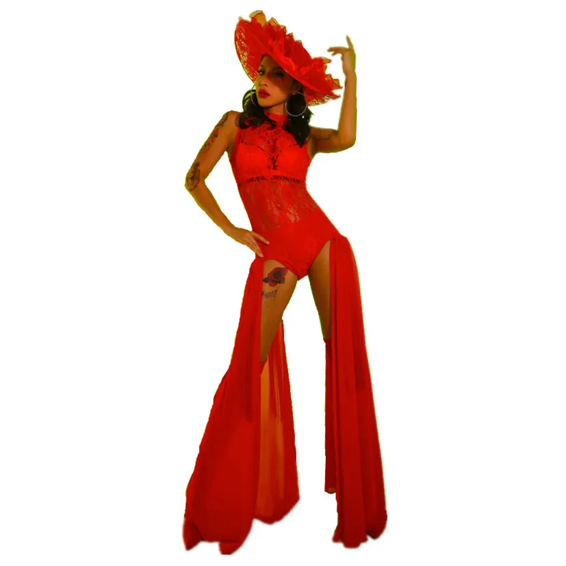Nightclub Bar Sexy DJ Singer Dancer Stage Wear Red Lace Tassel Bodysuit Hat Outfit Festival Rave Party Show Performance Costume
Nightclub Bar Sexy DJ Singer Dancer Stage Wear Red Lace Tassel Bodysuit Hat Outfit Festival Rave Party Show Performance Costume