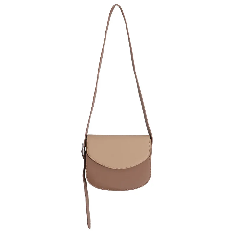 2020 Korean Style Color Matching Shoulder/Crossbody Bag Retro PU Mini Pack Fashion Semicircle Women's Saddle Bag
2020 Korean Style Color Matching Shoulder/Crossbody Bag Retro PU Mini Pack Fashion Semicircle Women's Saddle Bag