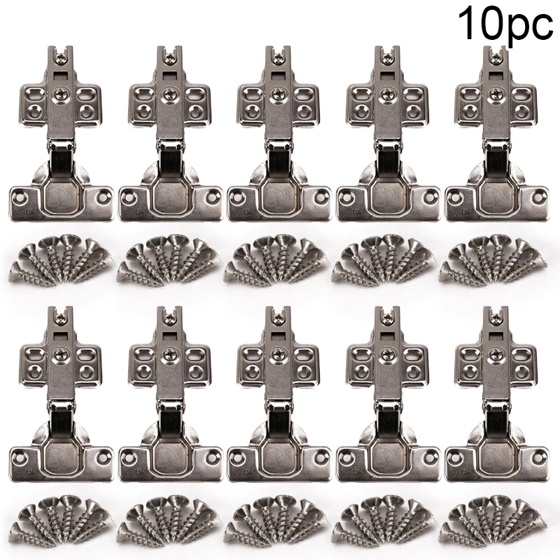 10pcs Hinge Plates Soft Close Full Overlay Cupboard Cabinet Hydraulic Door Furniture Hinges Closing Hardware Accessories
10pcs Hinge Plates Soft Close Full Overlay Cupboard Cabinet Hydraulic Door Furniture Hinges Closing Hardware Accessories