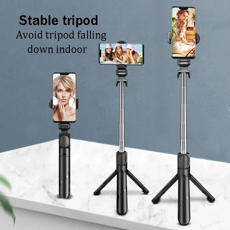 Bluetooth Remote Contro Selfie Stick 360°Rotating Live Streaming phone Holder Retractable And Portable Multifunctional Tripod
Bluetooth Remote Contro Selfie Stick 360°Rotating Live Streaming phone Holder Retractable And Portable Multifunctional Tripod