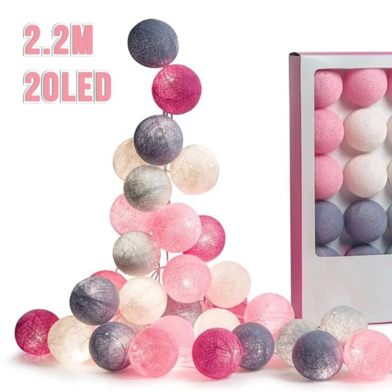 20 LED Fairy Cotton Balls Garland String Lights Led Garland Lights Christmas Lantern Outdoor Garden Wedding Holiday Decoration
20 LED Fairy Cotton Balls Garland String Lights Led Garland Lights Christmas Lantern Outdoor Garden Wedding Holiday Decoration