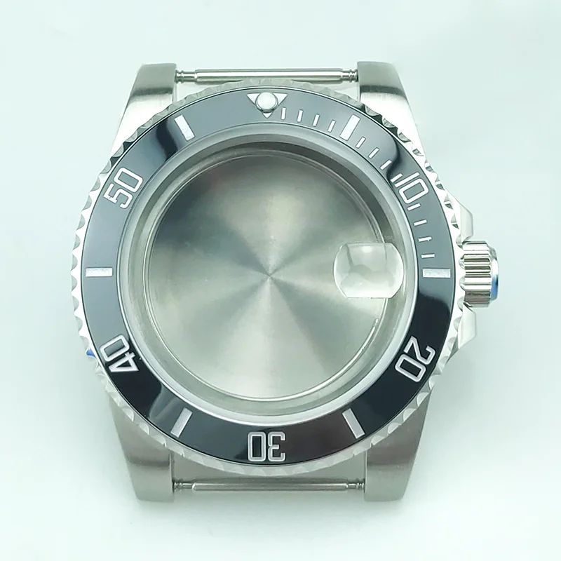 100M Fashion 40mm Diver Sapphire Crystal Green/Black Silver Writing Ceramic Bezel Watch Case Fit ETA2836 Miyota8215 Mov't Sub
100M Fashion 40mm Diver Sapphire Crystal Green/Black Silver Writing Ceramic Bezel Watch Case Fit ETA2836 Miyota8215 Mov't Sub