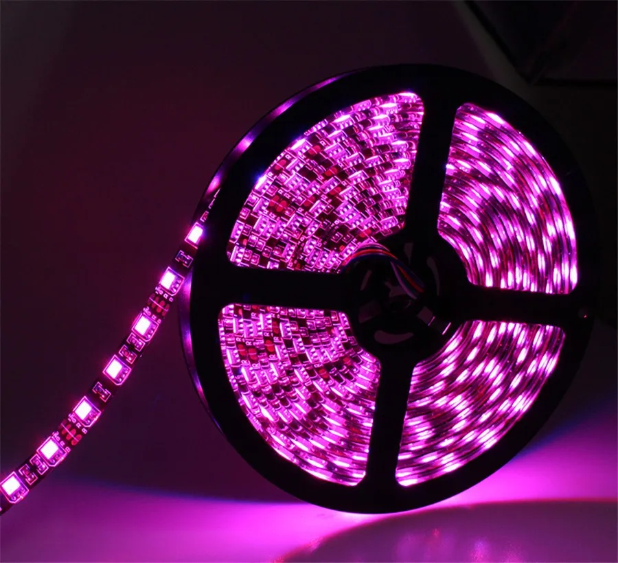 LED Strip 5050 SMD 60 LEDs/m Flexible Black PCB LED light RGB/Warm White/White/Red/Green/Blue/Yellow/Pink Waterproof IP65 DC12V
LED Strip 5050 SMD 60 LEDs/m Flexible Black PCB LED light RGB/Warm White/White/Red/Green/Blue/Yellow/Pink Waterproof IP65 DC12V