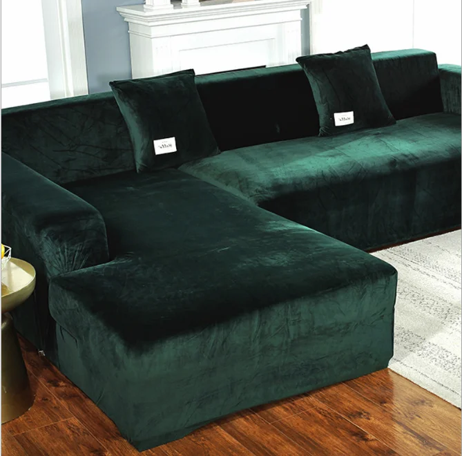 Velvet Plush Sofa Cover Solid Color L Shaped Sofa Cover Living Room Elastic Universal Slipcover Couch Cover Home 1/2/3/4 Seaters
Velvet Plush Sofa Cover Solid Color L Shaped Sofa Cover Living Room Elastic Universal Slipcover Couch Cover Home 1/2/3/4 Seaters