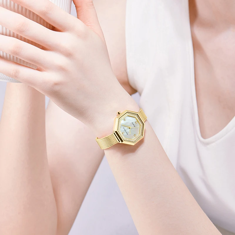 MINIFOCUS Womens Watches Top Brand Luxury Waterproof Watch Ladies Stainless Steel Ultra-Thin Casual Wristwatch Gold Quartz Clock
MINIFOCUS Womens Watches Top Brand Luxury Waterproof Watch Ladies Stainless Steel Ultra-Thin Casual Wristwatch Gold Quartz Clock