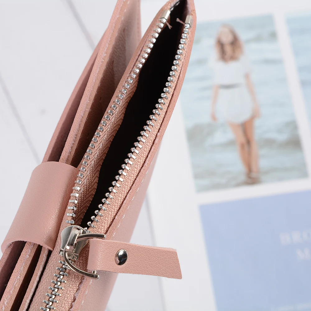 Coin Purse Phone Holder Zipper Wallet Banknote Holder Pu Leather Korean Version Hand Clutch Long Wallet
Coin Purse Phone Holder Zipper Wallet Banknote Holder Pu Leather Korean Version Hand Clutch Long Wallet