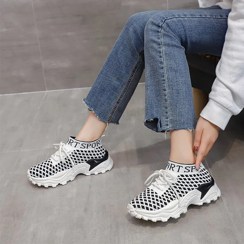 2021 Spring High Top Sneakers Women Sports Chunky Platform Casual Plaid Designer Shoes Woman Lace Up Vulcanized Sock Sneakers
2021 Spring High Top Sneakers Women Sports Chunky Platform Casual Plaid Designer Shoes Woman Lace Up Vulcanized Sock Sneakers