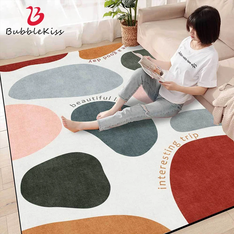 Bubble Kiss Fashion Modern Colorful Spot Pattern Carpets Comfortable Non-Slip Living Room Decoration Area Rugs Bedside Carpets 
Bubble Kiss Fashion Modern Colorful Spot Pattern Carpets Comfortable Non-Slip Living Room Decoration Area Rugs Bedside Carpets