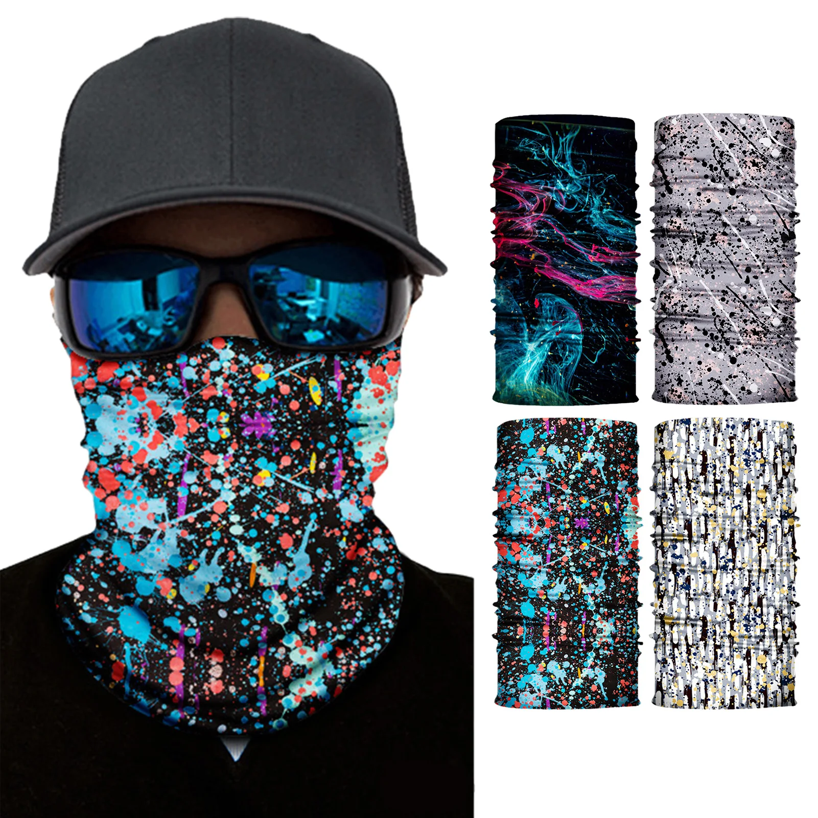 Neck Gaiter Scarf Outdoor Colorful Print Headscarf Skiing Snowboard Windproof Half Face Cover Warmer Scarves Hood For Generous
Neck Gaiter Scarf Outdoor Colorful Print Headscarf Skiing Snowboard Windproof Half Face Cover Warmer Scarves Hood For Generous