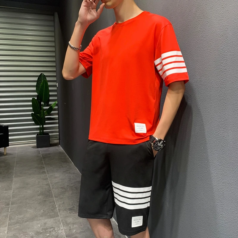 Men Clothing T-Shirts Mens Clothes Shorts Sets Two Piece Set Man 2021 Summer Sweatpants Designer Casual Plus Size Korean Fashion
Men Clothing T-Shirts Mens Clothes Shorts Sets Two Piece Set Man 2021 Summer Sweatpants Designer Casual Plus Size Korean Fashion