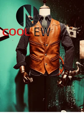 CDJ-38 Red Tornado Read Description! Asian Size Super High Quality Cowhide Waistcoat Stylish Genuine Italian Cow Leather Vest
CDJ-38 Red Tornado Read Description! Asian Size Super High Quality Cowhide Waistcoat Stylish Genuine Italian Cow Leather Vest