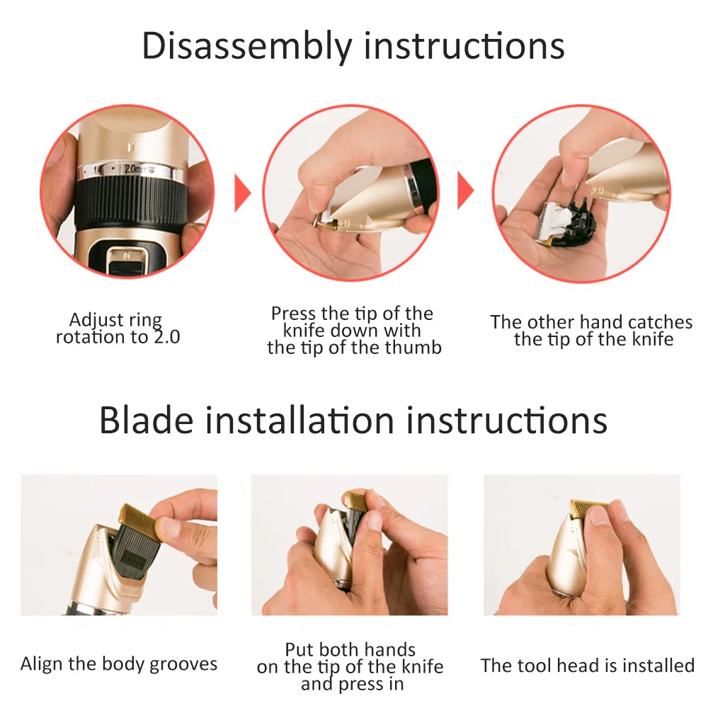 Professional Pet Dog Hair Clippers Grooming Electric Scissor Dogs Cutter Rechargeable Cordless Shaver Low Noise Haircut Tools
Professional Pet Dog Hair Clippers Grooming Electric Scissor Dogs Cutter Rechargeable Cordless Shaver Low Noise Haircut Tools