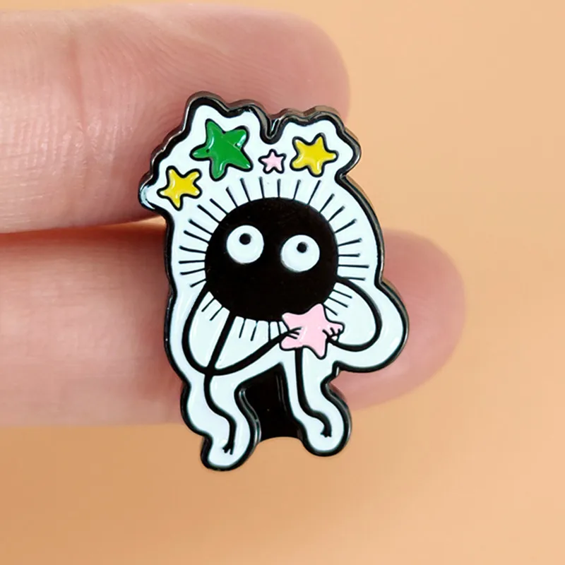Soot Sprite Susuwatari Enamel Brooch Pin Jeans Jacket Lapel Hard Metal Pins Brooches Badges Exquisite Jewelry Accessories Gifts
Soot Sprite Susuwatari Enamel Brooch Pin Jeans Jacket Lapel Hard Metal Pins Brooches Badges Exquisite Jewelry Accessories Gifts