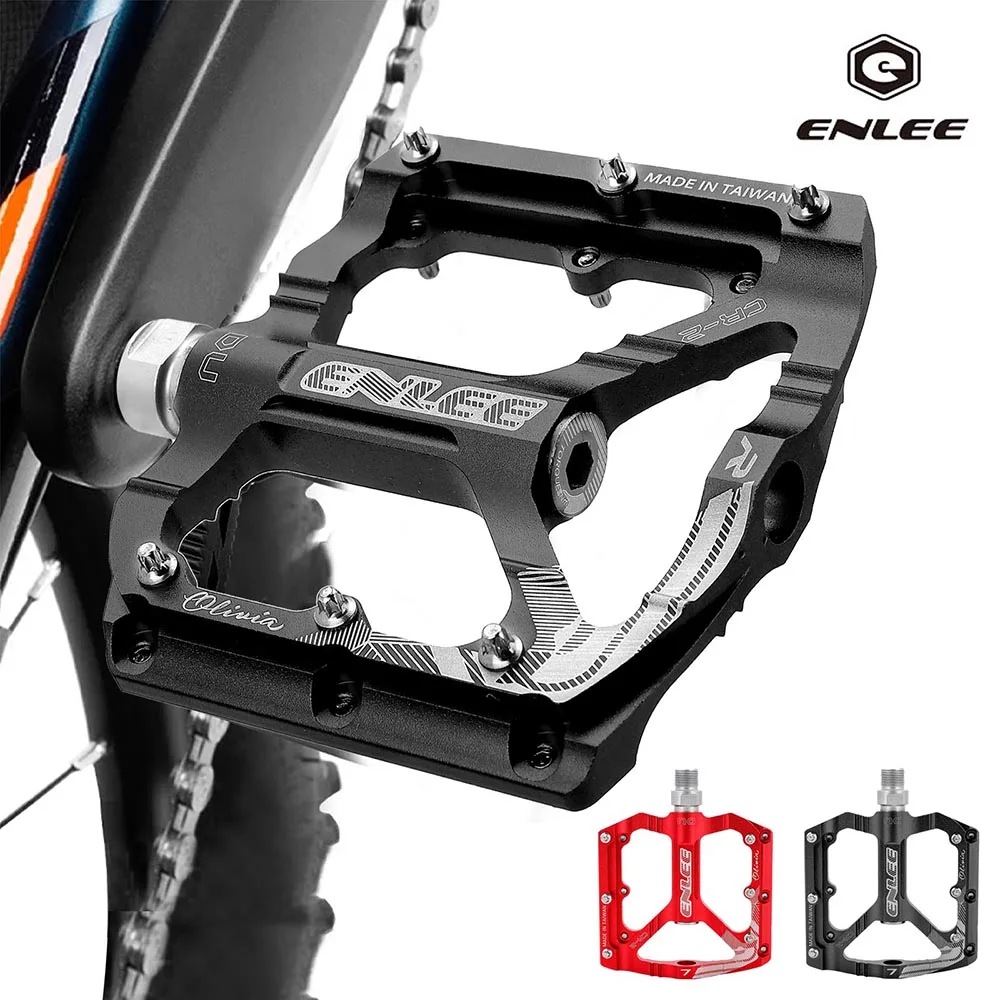ENLEE Bicycle Pedal Aluminum Alloy MTB Road Bike Pedal Sealed Bearing Bike Footboard Anti-slip Ultralight Riding Equipment
ENLEE Bicycle Pedal Aluminum Alloy MTB Road Bike Pedal Sealed Bearing Bike Footboard Anti-slip Ultralight Riding Equipment