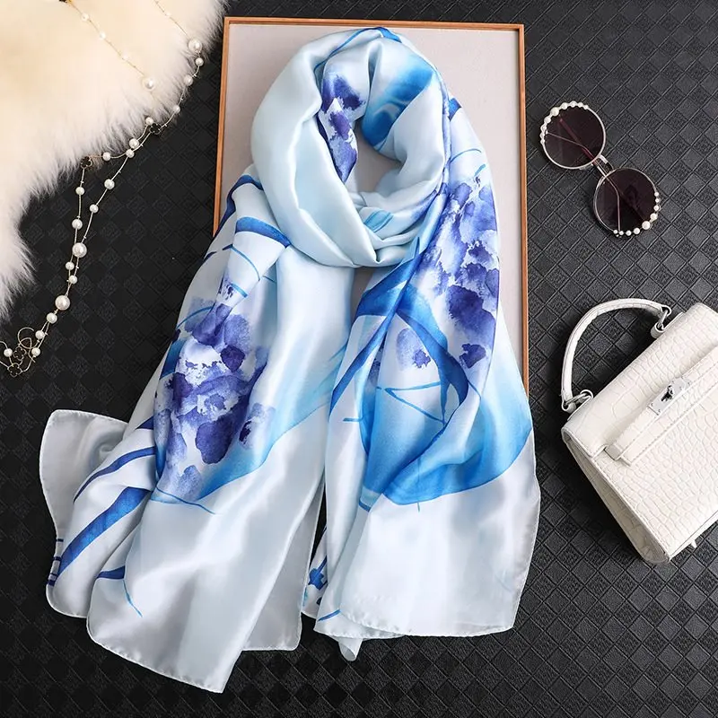 2021 Spring and Summer New Elegant Big Scarf Female Shawl Scarf 180*90 New Satin Scarf
2021 Spring and Summer New Elegant Big Scarf Female Shawl Scarf 180*90 New Satin Scarf