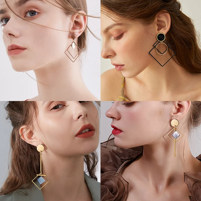 Bohemian New Statement Geometric Acrylic Dangle Earrings For Women Multicolor Irregular Earrings 2021 Trend Jewelry Female Gift
Bohemian New Statement Geometric Acrylic Dangle Earrings For Women Multicolor Irregular Earrings 2021 Trend Jewelry Female Gift
