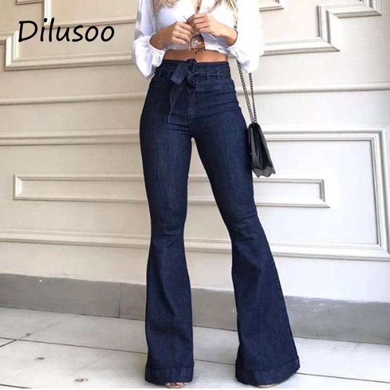 Dilusoo High Waist Micro Elastic Lace Up Flared Pants Women Wide Leg Pants Jeans Female Casual Denim Pants Vaqueros Mujer 2021
Dilusoo High Waist Micro Elastic Lace Up Flared Pants Women Wide Leg Pants Jeans Female Casual Denim Pants Vaqueros Mujer 2021