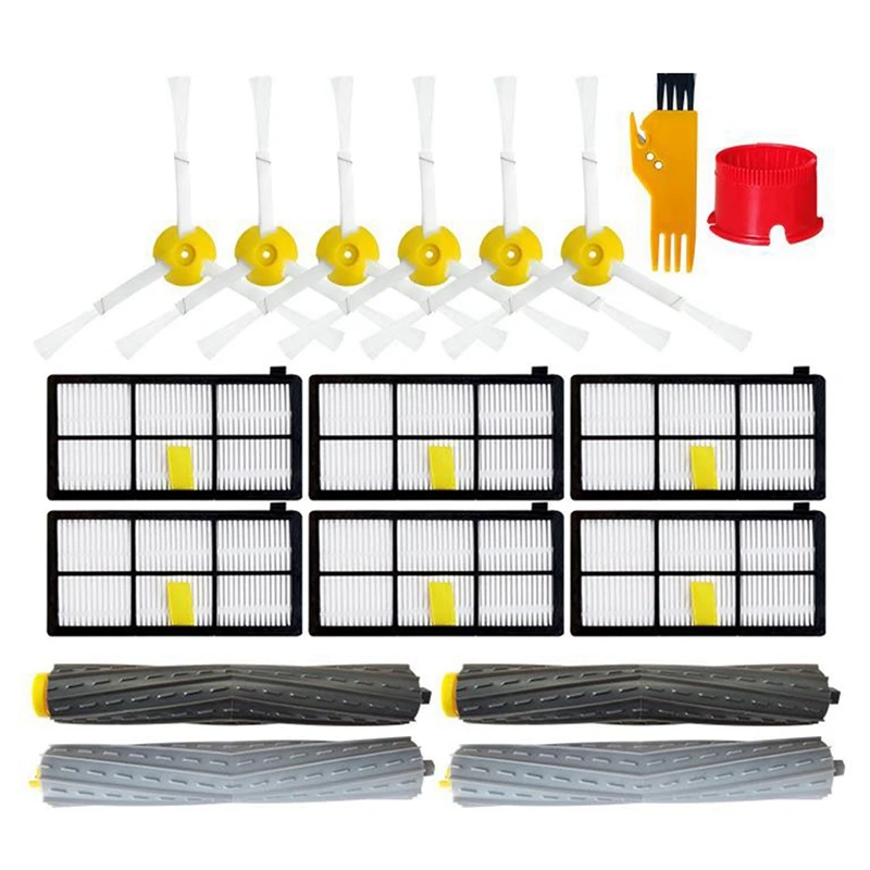 Main Brush Side Brushes Hepa Filter for IRobot Roomba 800 900 Series 860 880 890 960 965 Robotic Vacuum Cleaner Parts
Main Brush Side Brushes Hepa Filter for IRobot Roomba 800 900 Series 860 880 890 960 965 Robotic Vacuum Cleaner Parts