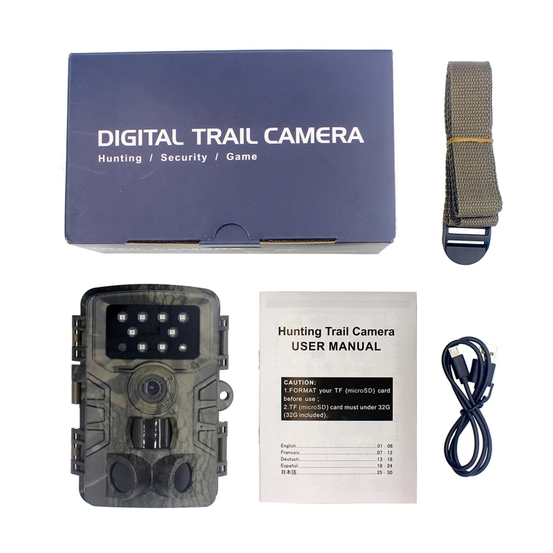 Hunting Video Camera 2000W 20MP 1080p Trail Farm Home Security 0.3s Trigger Time Wildlife Hidden Photo Trap Surveillance 
Hunting Video Camera 2000W 20MP 1080p Trail Farm Home Security 0.3s Trigger Time Wildlife Hidden Photo Trap Surveillance