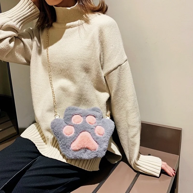 1PC Soft and Cute Bear Paw Girl Chain Plush Baby Zipper One-shoulder Small Bag Cute Bag Coin Children's Wallet Boy Messenger Bag
1PC Soft and Cute Bear Paw Girl Chain Plush Baby Zipper One-shoulder Small Bag Cute Bag Coin Children's Wallet Boy Messenger Bag