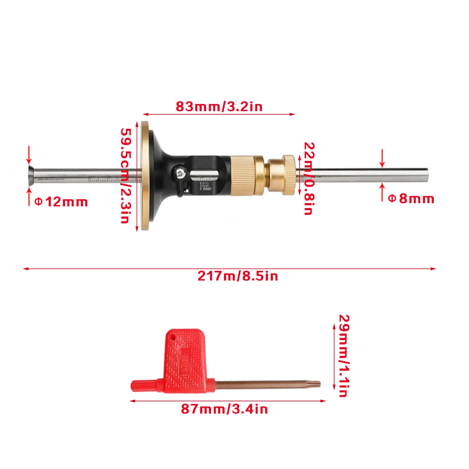 New Woodworking European Style Scriber High Precision Blade Scribing Tools Carpentry Parallel Line Drawing Mortise Marking Gauge |