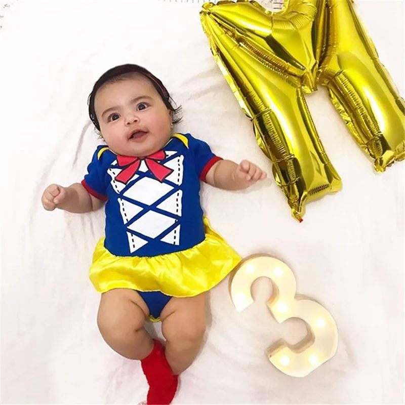 Cosplay Summer Romper Splicing Color O-Neck Short Sleeves Skirt Jumpsuits for Toddlers Girls 0-24 Months
Cosplay Summer Romper Splicing Color O-Neck Short Sleeves Skirt Jumpsuits for Toddlers Girls 0-24 Months