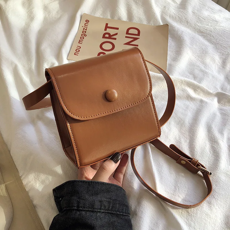 2021 Simple Mini Crossbody Bag Women PU Leather Shoulder Bag Small Flap Handbag Trendy Square Bag Solid ColorGirls Messenger Bag
2021 Simple Mini Crossbody Bag Women PU Leather Shoulder Bag Small Flap Handbag Trendy Square Bag Solid ColorGirls Messenger Bag