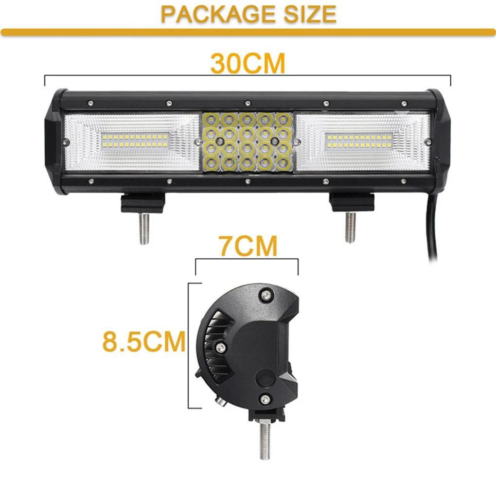 Quad Row 12inch 840W 68LED Work Light Bar Spot Flood Combo Driving Lamps Waterproof LED Work Light for SUV Offroad Vehicle
Quad Row 12inch 840W 68LED Work Light Bar Spot Flood Combo Driving Lamps Waterproof LED Work Light for SUV Offroad Vehicle