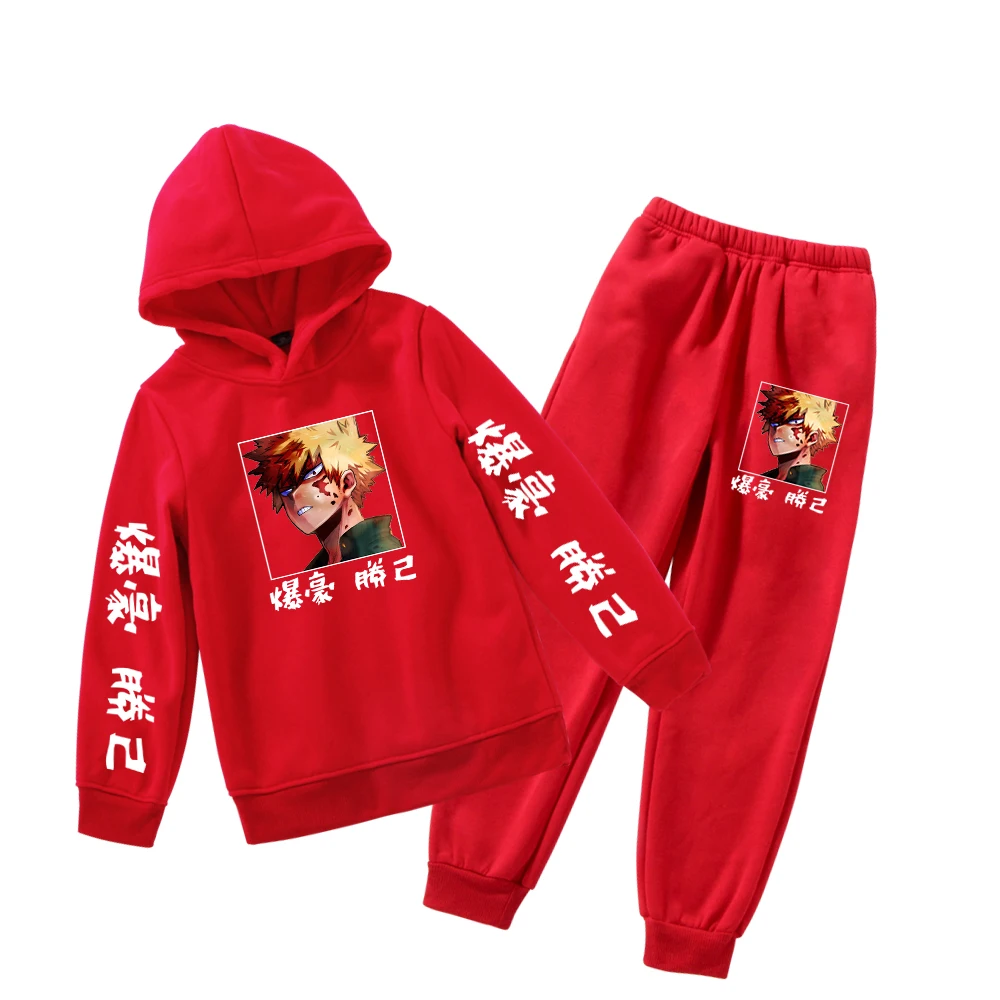 My Hero Academia Boys Tracksuit 2pcs/Set Sweatshirt and Sweatpants Children Girls Pullover Cotton Fleece Suit Cosplay Costume
My Hero Academia Boys Tracksuit 2pcs/Set Sweatshirt and Sweatpants Children Girls Pullover Cotton Fleece Suit Cosplay Costume