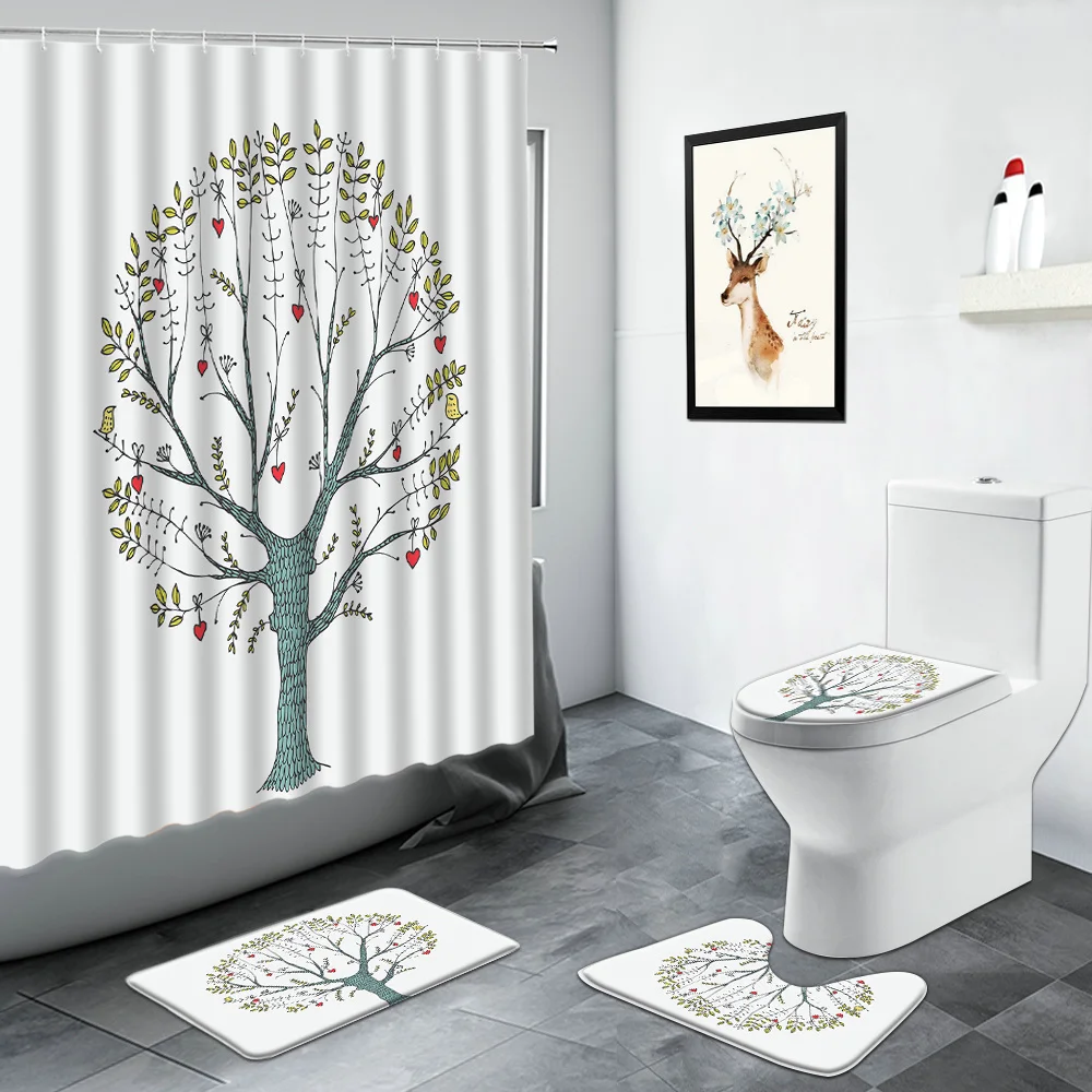 3D креативная занавеска для душа с деревьями, набор ковриков для ванной, абстрактное искусство, простой декор, ковер для ванной комнаты, неск...
3D креативная занавеска для душа с деревьями, набор ковриков для ванной, абстрактное искусство, простой декор, ковер для ванной комнаты, неск...