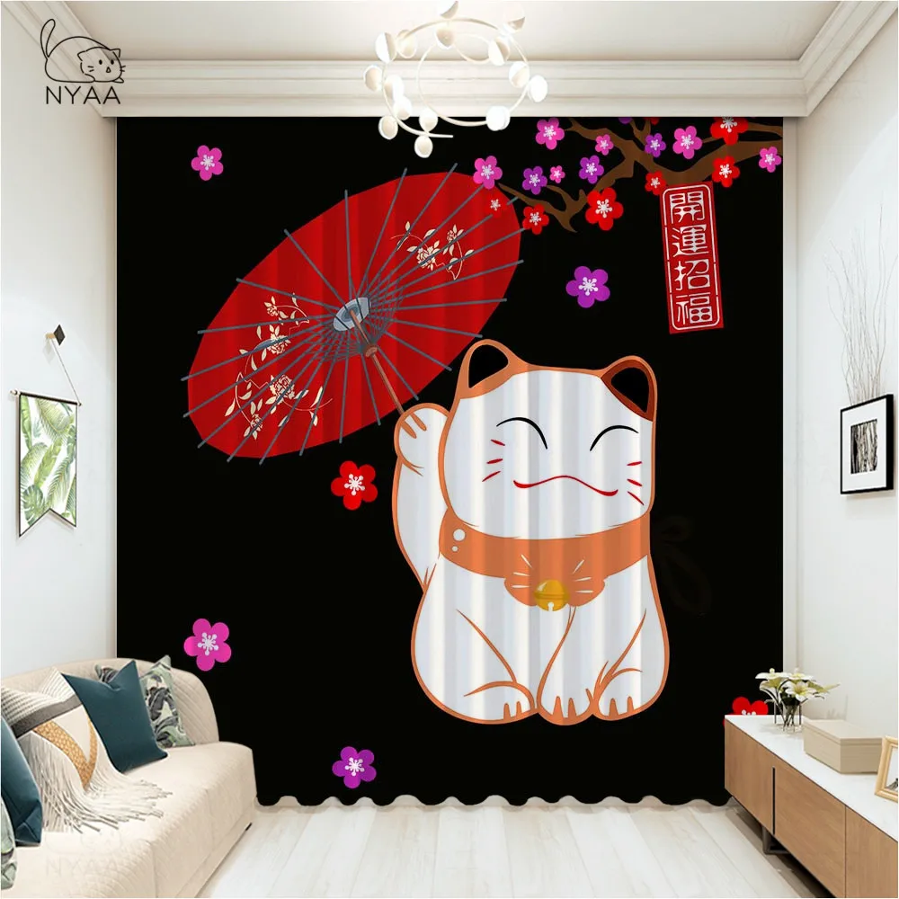 Милое животное с изображением из мультфильма Lucky Cat окна и двери Шторы s Подзор Гостиная Ванная комната Украшения для кухни в детской комнате...
Милое животное с изображением из мультфильма Lucky Cat окна и двери Шторы s Подзор Гостиная Ванная комната Украшения для кухни в детской комнате...