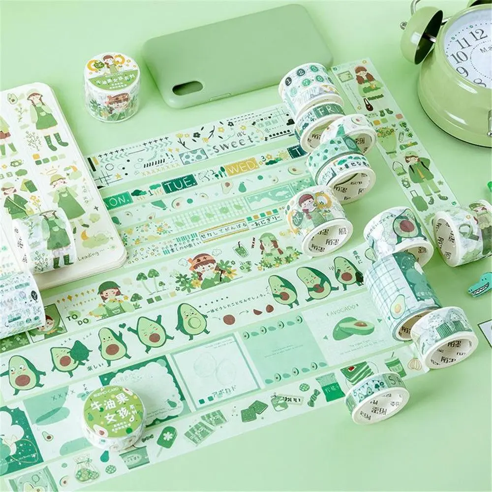 Avocado Girl Series Time Forest Green Decorative Washi Tape DIY Scrapbooking Masking Tapes Craft Tape School Office Supplies
Avocado Girl Series Time Forest Green Decorative Washi Tape DIY Scrapbooking Masking Tapes Craft Tape School Office Supplies