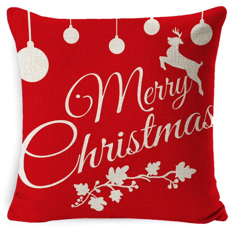 Decorative Christmas Cushion Cover Red Home Decor Sofa Pillow Case Cover Seat Car Throw Pillowcase Christmas Decoration For Home
Decorative Christmas Cushion Cover Red Home Decor Sofa Pillow Case Cover Seat Car Throw Pillowcase Christmas Decoration For Home