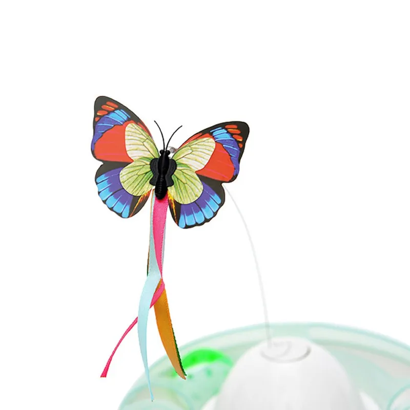 Cat Relieving Boring Self-hey Electric Butterfly Funny Cat Stick Cat Turntable Ball Toy (without Battery) Pet Products
Cat Relieving Boring Self-hey Electric Butterfly Funny Cat Stick Cat Turntable Ball Toy (without Battery) Pet Products