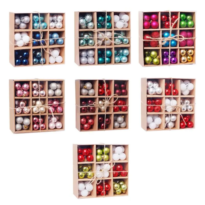 1 Box 3cm/99 Pcs Christmas Balls Ornaments Holiday Party Wedding Xmas Tree Hanging Decorations
1 Box 3cm/99 Pcs Christmas Balls Ornaments Holiday Party Wedding Xmas Tree Hanging Decorations