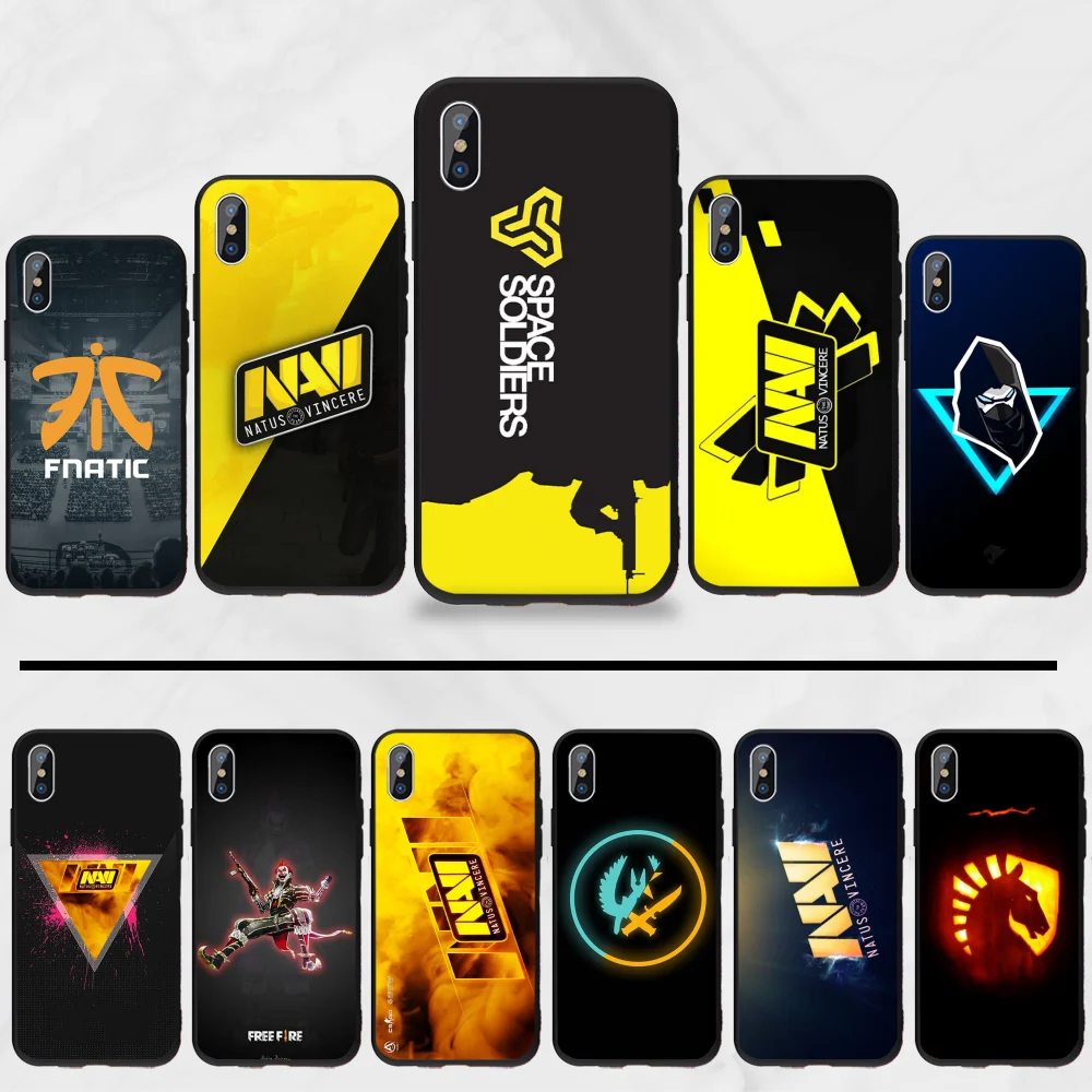 Черный мягкий чехол из ТПУ для телефона Cs go Navi s1mple iphone 5 5s 5c se 6 6s 7 8 plus x xs xr 11 12 mini pro