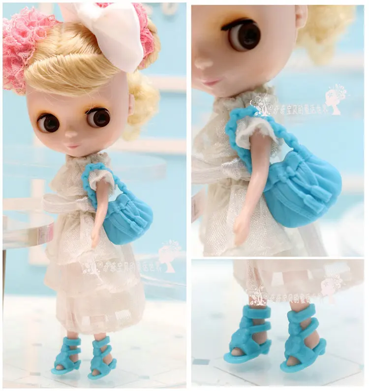 Doll accessories / bag + shoes combination for 1/6 Blythe doll Colorful Assorted Shoes Accessories
Doll accessories / bag + shoes combination for 1/6 Blythe doll Colorful Assorted Shoes Accessories