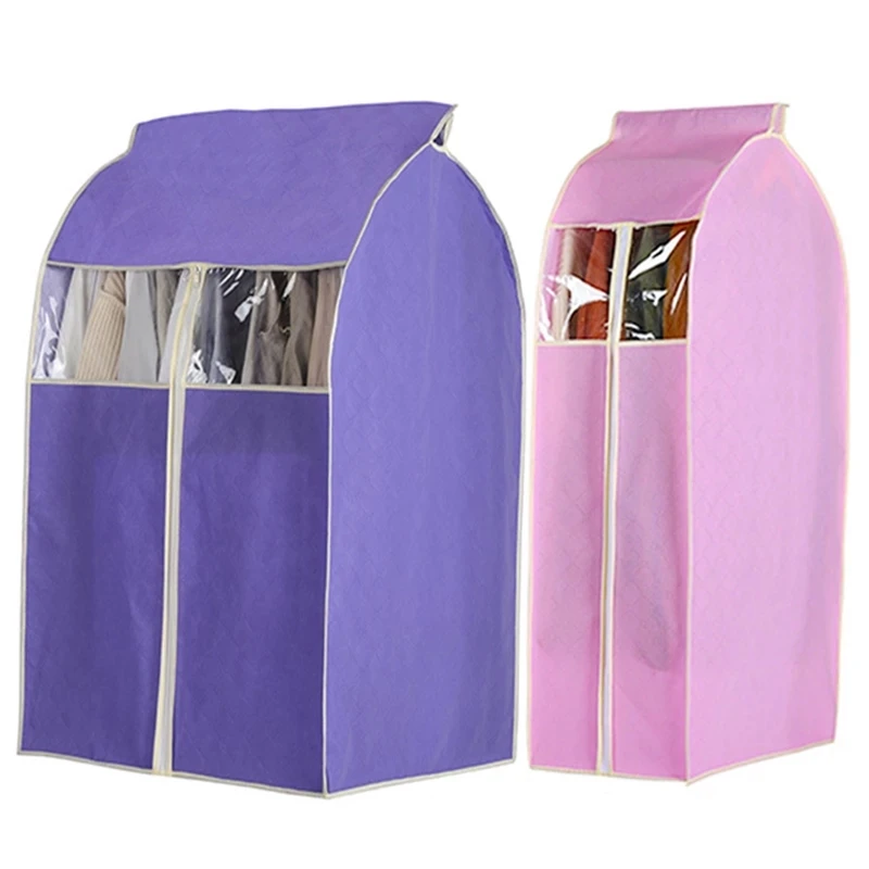 Pink Hanging Clothes Dust Cover Coat Suit Cover Non-woven Storage Bag Dust Bag Wardrobe Clothes Protector Case Hanging Organizer
Pink Hanging Clothes Dust Cover Coat Suit Cover Non-woven Storage Bag Dust Bag Wardrobe Clothes Protector Case Hanging Organizer