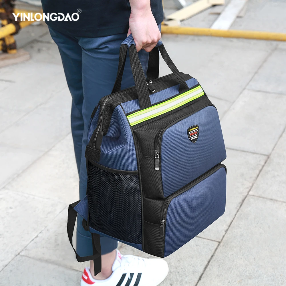 Backpack Shoulders Tool Bag Electrician Special Bag Thick Wear-Resistant Multifunctional Maintenance Installation Canva Tool Bag
Backpack Shoulders Tool Bag Electrician Special Bag Thick Wear-Resistant Multifunctional Maintenance Installation Canva Tool Bag
